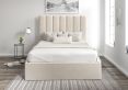 Amalfi Hugo Ivory Upholstered Ottoman King Size Bed Frame Only