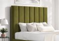 Amalfi Hugo Olive Upholstered Ottoman King Size Bed Frame Only