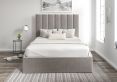 Amalfi Hugo Platinum Upholstered Ottoman Double Bed Frame Only
