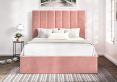 Amalfi Hugo Powder Upholstered Ottoman Super King Size Bed Frame Only