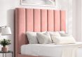 Amalfi Hugo Powder Upholstered Ottoman Compact Double Bed Frame Only