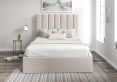 Amalfi Linea Fog Upholstered Ottoman Double Bed Frame Only