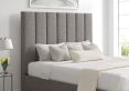 Amalfi Trebla Charcoal Upholstered Ottoman Double Bed Frame Only