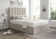 Amalfi Trebla Flax Upholstered Ottoman King Size Bed Frame Only