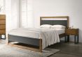 Harmony Amelia Charcoal Wooden Double Bed Frame Only