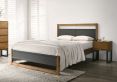 Harmony Amelia Charcoal Wooden Compact Double Bed Frame Only