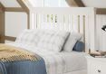 Anna White Wooden Double Bed Frame Only