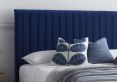 Annabel Ottoman Blue Velvet Upholstered Double Bed Frame Only