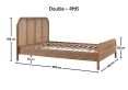 Annecy Rattan HFE Double Bed Frame Only