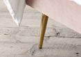 Elona Rosa Pink Velvet Upholstered King Size Bed Frame Only