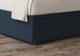Mabel Ottoman King Size Arran Cyan Headboard & Base