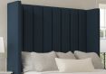 Lola Classic Non Storage Arran Cyan Super King Size Base and Headboard