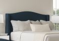 Mabel Ottoman Super King Size Arran Cyan Headboard & Base
