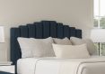 Quinn Ottoman Double Arran Cyan Headboard & Base