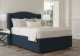Mabel Ottoman Super King Size Arran Cyan Headboard & Base