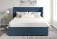 Bella Ottoman Double Arran Cyan Headboard & Base