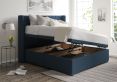 Aurelia Ottoman King Size Arran Cyan Headboard & Base