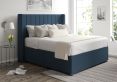 Aurelia Ottoman King Size Arran Cyan Headboard & Base