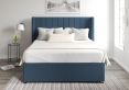 Aurelia Ottoman King Size Arran Cyan Headboard & Base