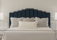 Quinn Arran Cyan Upholstered Strutted King Size Headboard Only
