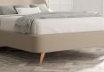 Lunar Upholstered Bed Frame - Super King Size Bed Frame Only - Arran Natural