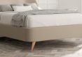 Lunar Upholstered Bed Frame - King Size Bed Frame Only - Arran Natural