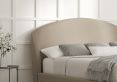 Lunar Upholstered Bed Frame - Compact Double Bed Frame Only - Arran Natural