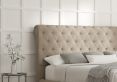 Billy Upholstered Bed Frame - Single Bed Frame Only - Arran Natural