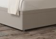 Quinn Ottoman Double Arran Natural Headboard & Base
