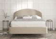 Eclipse Upholstered Bed Frame - Double Bed Frame Only - Arran Natural