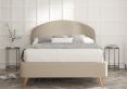 Lunar Upholstered Bed Frame - Super King Size Bed Frame Only - Arran Natural