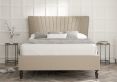 Melbury Upholstered Bed Frame - Double Bed Frame Only - Arran Natural