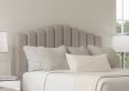 Quinn Ottoman King Size Arran Natural Headboard & Base