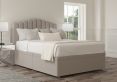 Quinn Ottoman Double Arran Natural Headboard & Base