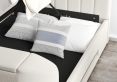 Dorchester Upholstered Arran Natural Ottoman TV Bed - Bed Frame Only