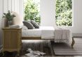 Lyon Arran Natural Upholstered Oak Bed Frame - LFE - King Size Bed Frame Only