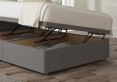 Mabel Ottoman Super King Size Arran Pebble Headboard & Base