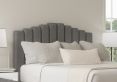 Quinn Ottoman Super King Size Arran Pebble Headboard & Base