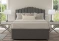 Quinn Ottoman Double Arran Pebble Headboard & Base