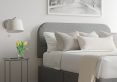 Makayla Classic Non Storage Arran Pebble Double Base and Headboard Only
