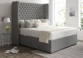 Emma Ottoman Double Arran Pebble Headboard & Base