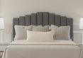 Quinn Arran Pebble Upholstered Strutted King Size Headboard Only