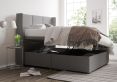 Jane Ottoman Double Arran Pebble Headboard & Base Only