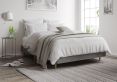 Classic Shallow Upholstered Arran Pebble Double Base Only