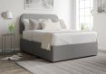 Makayla Classic Non Storage Arran Pebble Double Base and Headboard Only