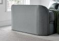 Aspen Upholstered Ottoman TV Bed  Smoke - King Size Bed Frame Only