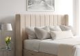 Aurelia Ottoman Double Opulence Stone Headboard & Base