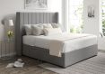 Aurelia Classic 4Drw Continental King Size Arran Pebble Headboard & Base