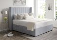 Aurelia Classic 4Drw Continental King Size Gouache Eau De Nil Headboard & Base