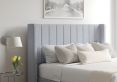 Aurelia Classic 4Drw Continental King Size Gouache Eau De Nil Headboard & Base